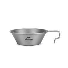 Миска титановая Naturehike NH21CJ010 300 мл, 54 г, с чехлом Изображение