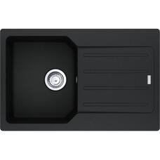 Мийка кухонна Franke City UCG 611-78, фраграніт, врізна, оборотна, 780x500 мм, онікс, з крилом, 1 чаша Зображення