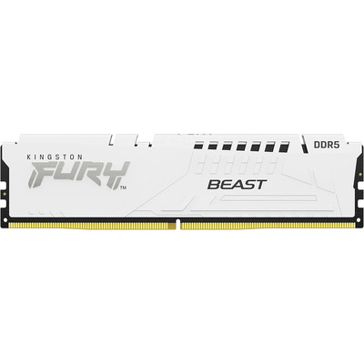 Модуль памяти Kingston FURY Beast EXPO DDR5 16GB 6000 МГц белый с радиатором Изображение