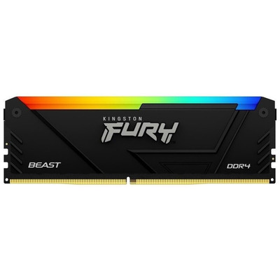 Модуль пам’яті Kingston FURY Beast RGB DDR4 16 ГБ 3200 МГц CL16 радіатор Зображення