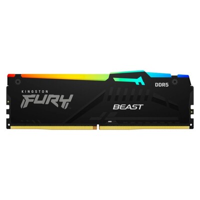 Модуль пам’яті Kingston FURY Beast RGB EXPO DDR5 16GB 6400 МГц Зображення