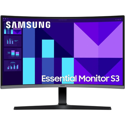 Монітор Samsung S27D390 вигнутий VA, 27″, Full HD, 100 Гц, HDMI, чорний Зображення