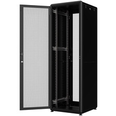 Монтажна шафа підлогова MIRSAN GTV 42U 600x600 чорна, IP20, перфорація 63% Зображення