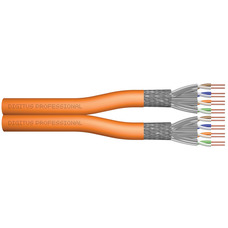 Монтажний кабель Digitus DK-1743-VH-10 CAT 7 S-FTP, 1000 м, LSZH, помаранчевий Зображення