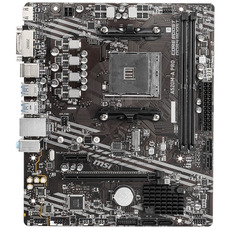Материнська плата MSI A520M-A PRO mATX AM4 DDR4 64ГБ 4600 МГц HDMI DVI Зображення
