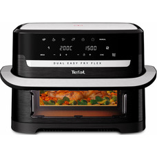 Мультипечь Tefal Dual Easy Fry Flex EY9228E0, 9 л, 2700 Вт, чёрная Изображение