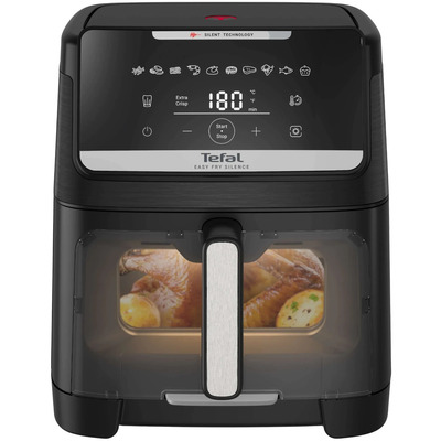 Мультипіч Tefal Easy Fry Silence XXL EY8468E0, 7 л, 1800 Вт, 10 програм, сенсорне керування, чорна Зображення