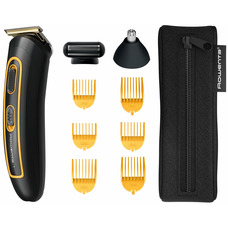 Мультитример Rowenta Sport Collection TN9113F0, титан, 10-в-1, 120 хв, чорний з жовтим Мультитример Rowenta Sport Collection TN9113F0, титан, 10-в-1, 120 хв, чорний з жовтим Зображення