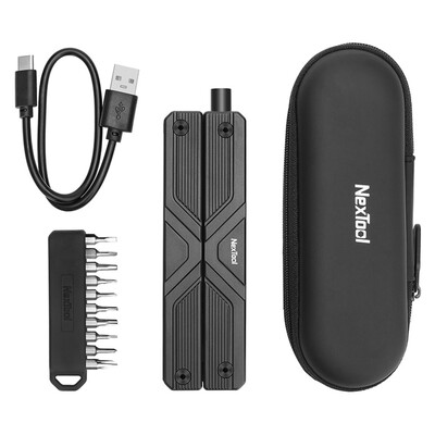 Мультитул NexTool Gemini с электрической отверткой, 13 функций, сталь, алюминиевый корпус Изображение