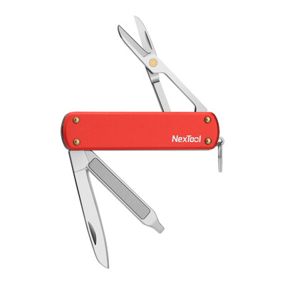 Мультитул NexTool Mini Pocket Knife красный, 5 функций, сталь 420J2 Изображение
