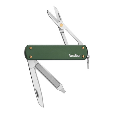 Мультитул NexTool Mini Pocket Knife зелений, 5 функцій, 64,5 мм Зображення