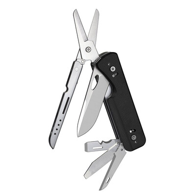 Мультитул Roxon Flex S505G черный, 14 функций, G10, нержавеющая сталь Изображение
