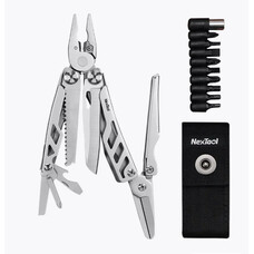 Мультитул NexTool Flagship Pro (Max) из нержавеющей стали, 12 функций, 9 бит Изображение