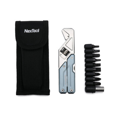 Мультитул NexTool Light Wrench W2 кишеньковий, 8 функцій, сталь 420J2 Зображення