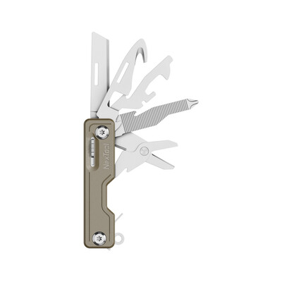 Мультитул NexTool Multi Functional Knife хакі, 10 функцій, сталь 30Cr13/20Cr13, 88 г Зображення