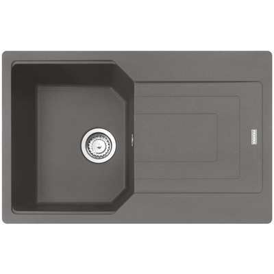 Мийка кухонна Franke UBG 611-78 фраграніт сірий камінь 780x500 мм з крилом, врізна, оборотна Мийка кухонна Franke UBG 611-78 фраграніт сірий камінь 780x500 мм з крилом, врізна, оборотна Зображення