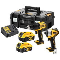 Набір інструментів DeWALT DCK2062M2T дриль-шурупокрут та ударний шурупокрут XR 18В Зображення