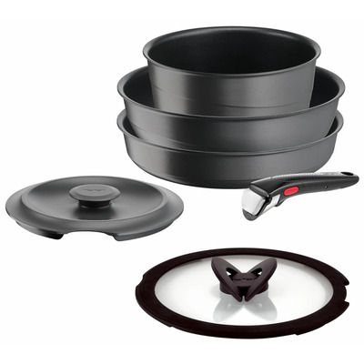 Набір посуду Tefal Ingenio Inspiration 6 предметів алюміній антипригарний Зображення