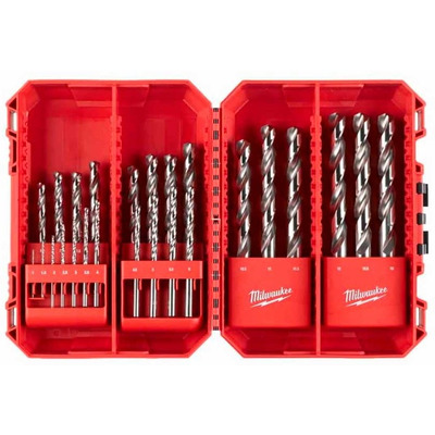 Набор сверл по металлу Milwaukee THUNDERWEB HSS-G 1-13 мм, 25 шт, кейс Изображение