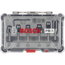 Набір фрез Bosch Professional Trim&Edging 8 мм, 6 штук для дерева та композитів Зображення