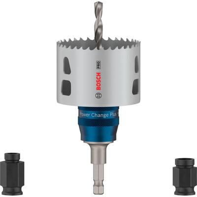 Набір коронок Bosch Multi Material Power Change Plus 68 мм, 3 шт, HSS-Cobalt Зображення