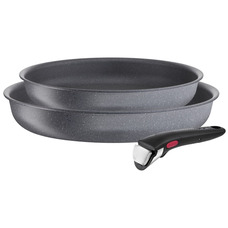 Набір посуду Tefal Ingenio Mineralia Force 24 та 28 см, алюміній Зображення