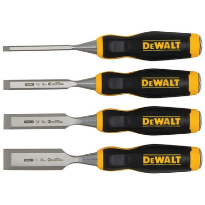 Набір стамесок DeWALT DWHT0-16063 для дерева 6-12-18-25 мм, сталь Зображення