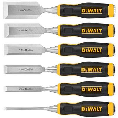 Набор стамесок DeWALT DWHT16852-9, 6-38 мм, кейс, 6 шт Изображение