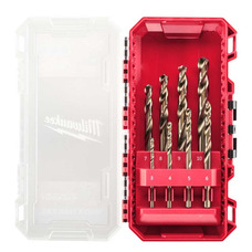 Набор сверл по металлу Milwaukee HSS-Co PACKOUT 8 шт., 3-10 мм, кейс Изображение