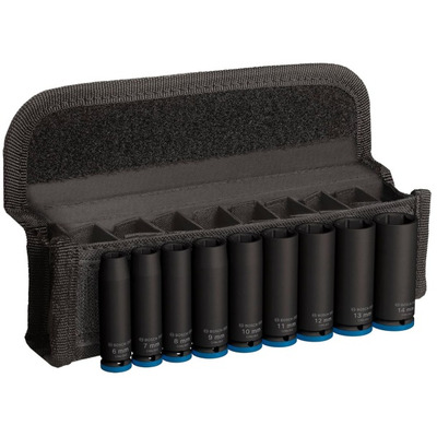 Набор ударных торцевых головок Bosch Professional Deep 9 шт 1/4