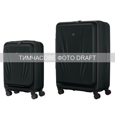 Набор чемоданов Wenger Skyon Hardside S+L поликарбонат, TSA, черный, 4 колеса Изображение