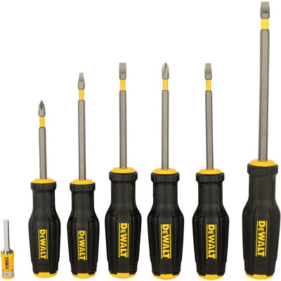 Набір викруток DeWALT TOUGHSERIES MAX FIT SL/PH, 6 шт, сталь S2, ергономічна ручка Зображення