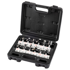 Набор фрез по дереву Graphite WIDIA твердосплавные 8 мм, 12 шт, кейс Изображение