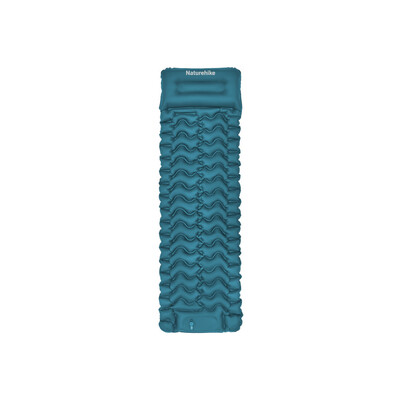 Надувной матрас Naturehike CNK2550WS019, 200x60 см, с встроенным насосом, синий Изображение