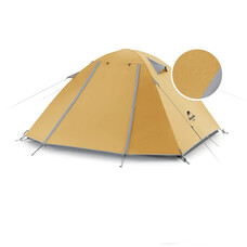 Намет двомісний Naturehike P-Series NH18Z022-P 210T/65D жовтий Зображення