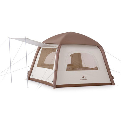 Палатка надувная Naturehike CNH23ZP12002 трёхместная бежевая 150D Изображение