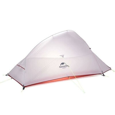 Палатка одноместная Naturehike Cloud Up 1 NH18T010-T 20D серо-красная Изображение