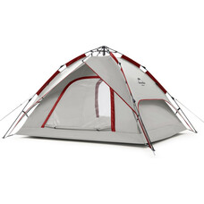 Палатка Naturehike NH21ZP008 автоматическая 4-местная серо-красная Изображение
