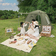 Намет тримісний Naturehike NH21ZP010 Ango pop-up 210T темно-зелений Зображення