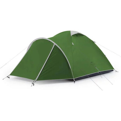 Палатка Naturehike NH21ZP015 4-местная темно-зеленая для кемпинга Изображение