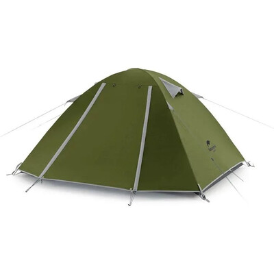 Намет Naturehike P-Series NH18Z044-P 4-місний трисезонний 210T65D хакі Зображення