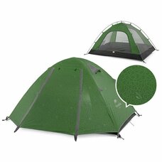 Намет Naturehike P-Series NH18Z044-P 4-місний, 210T65D, темно-зелений Зображення