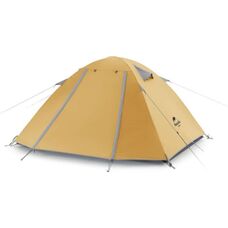 Трехместная палатка Naturehike P-Series NH18Z033-P 210T/65D, желтая Изображение