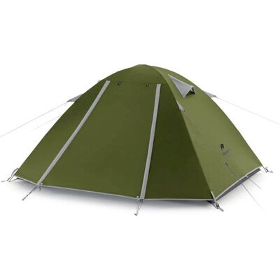 Намет тримісний Naturehike P-Series NH18Z033-P 210T темно-зелений Зображення