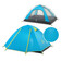 Намет тримісний Naturehike P-Series NH18Z033-P 210T/65D, блакитний Зображення