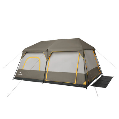 Намет восьмимісний Naturehike Cape 13.1 CNK2450WS050, швидке розкриття, сіро-коричневий Зображення