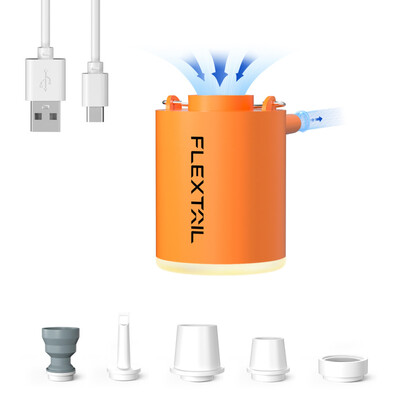 Насос-ліхтар кемпінговий Flextail Tiny Pump X з 3 режимами, помаранчевий Зображення