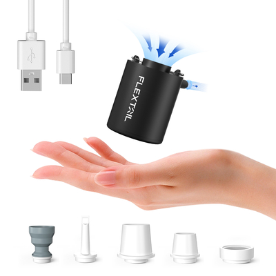 Насос портативний Flextail Tiny Pump, акумуляторний, чорний, 3.5 кПа, 1300 мА·год Зображення