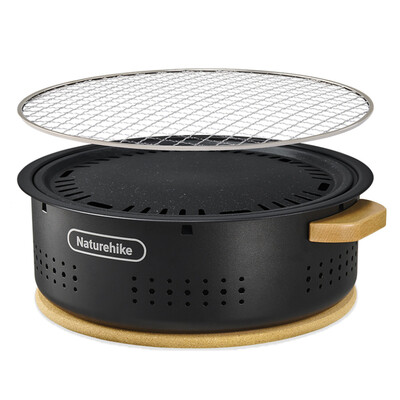 Настільна кругла піч Naturehike CNK2550CF010 хромоване залізо 36×32.6×12 см Настільна кругла піч Naturehike CNK2550CF010 хромоване залізо 36×32.6×12 см Зображення