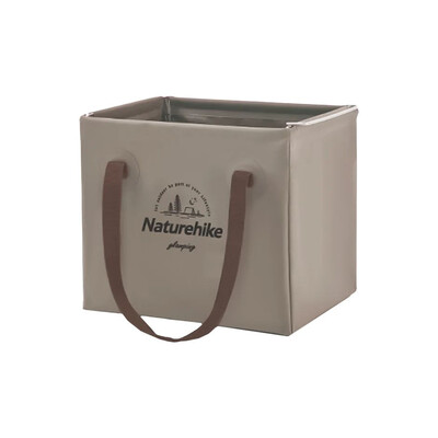 Складаний контейнер з ПВХ Naturehike CNH22SN002 20 л світло-коричневий Зображення